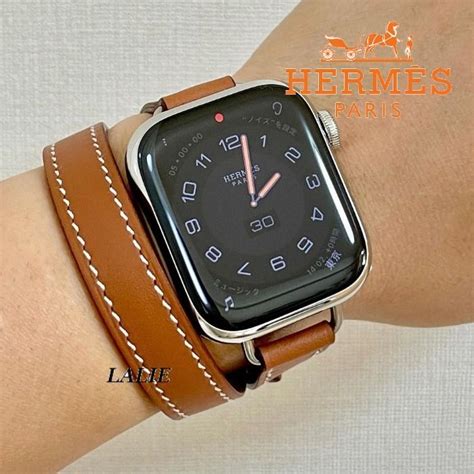 Band Apple Watch Hermès Double Tour 41 mm Attelage